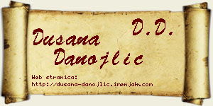 Dušana Danojlić vizit kartica